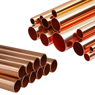 ποιότητας  C10100 C10200 99.9% Pure Copper Piping C11000 15mm 22mm For Water Pipes εργοστάσιο