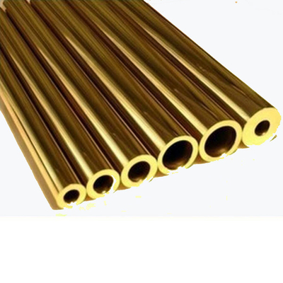 Άνευ ραφής σωλήνας ASTM C22000 99,9% ορείχαλκου ακρίβειας καθαρός ευθύς σωλήνας χαλκού H62 με λεπτούς τοίχους ETP ευθύς